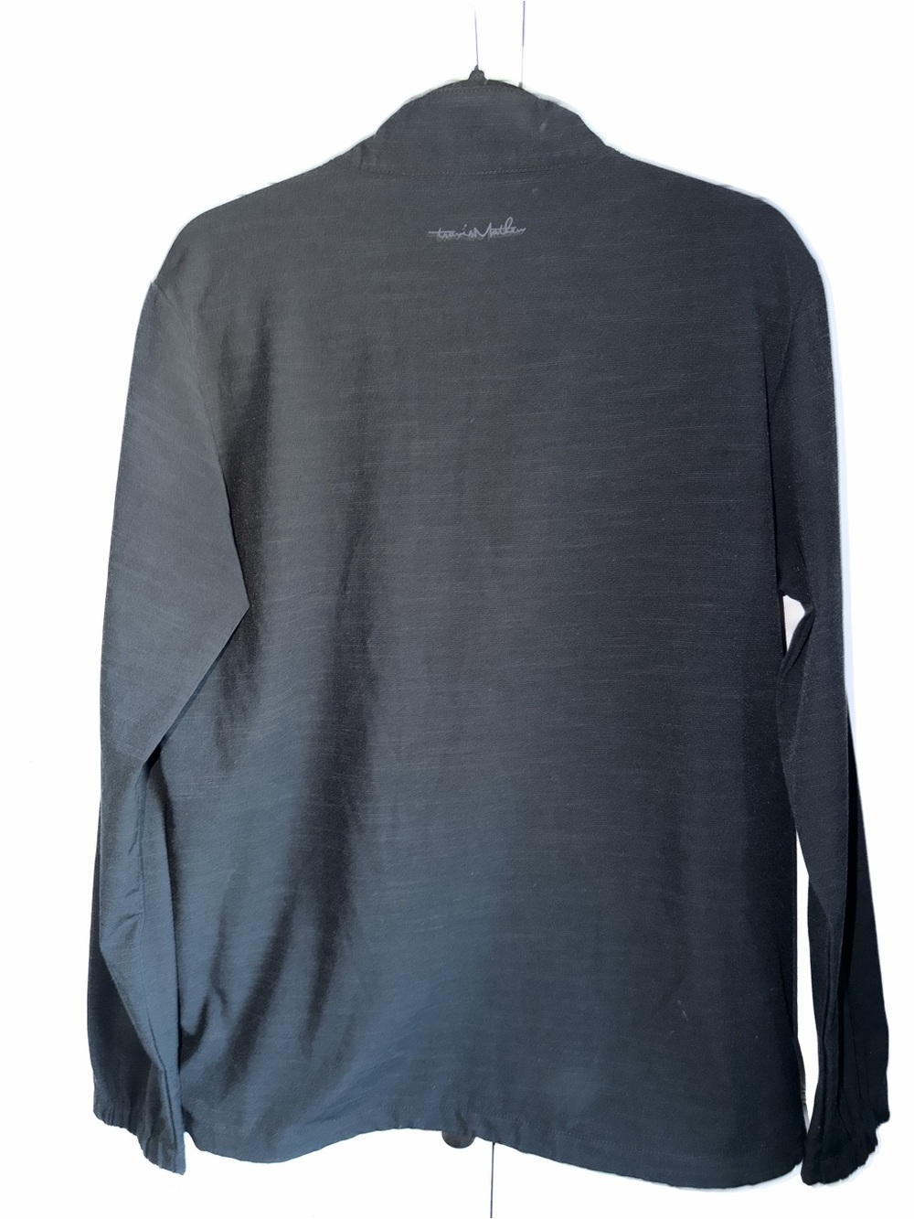 Travis Mathew Surfside Men's Black Full-Zip Lightweight Golf Jacket Sz Medium - Picture 4 of 12